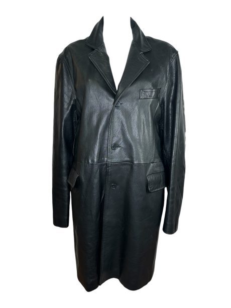Trench Leather Black